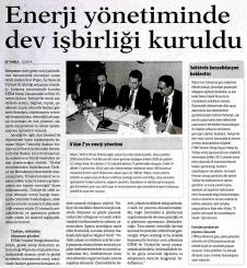 Enerji Yönetiminde Dev İşbirliği Kuruldu. DÜNYA  15.07.2010