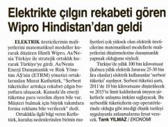 Elektrikte Çılgın Rekabeti Gören Wipro Hindistan'dan Geldi SABAH 15.07.2010