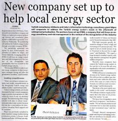 New Company Set Up To Help Local Energy Sector- DAILYNEWS 16.07.2010